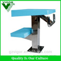 Starting block for swimming pool match equipment (fiberglass desk & AISI 304 / AISI316 Stainless steel Support)